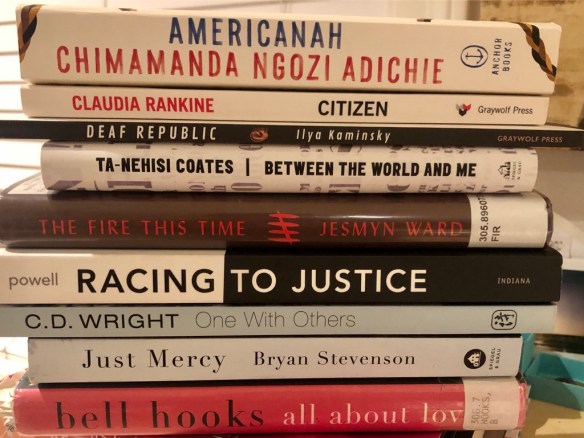 Racial Justice Book Spine Poem